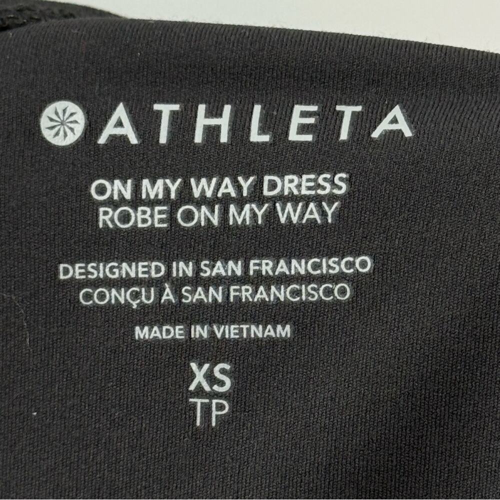 NWT Athleta On My Way Dress Powervita™ Fabric UPF 50+ Sporty Mini Dress Size XS - Picture 11 of 13
